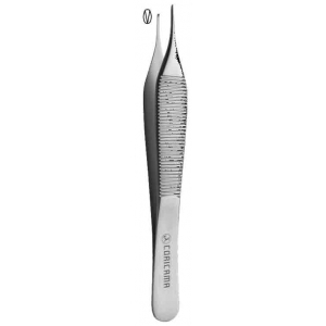 CORICAMA Tweezer Adson Micro Plain 1x2 0.9x120mm