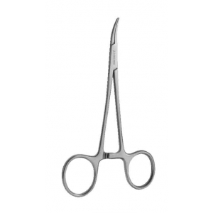 CORICAMA Hemostat Halstead-Mosquito 125mm Curved Serrated