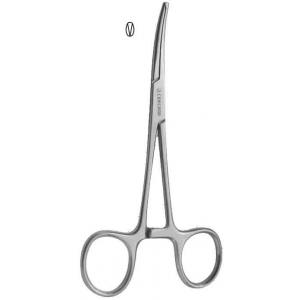 CORICAMA Hemostat Rochester-Kocher Curved Serrated 1x2 160MM