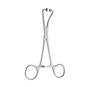 CORICAMA Towel Forcep Backhaus Curved 140mm Rounded