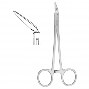 CORICAMA Splinter Forceps Stieglitz Curved 150mm