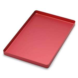 CORICAMA Tray Large Aluminium Red