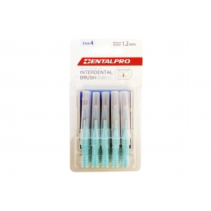 DENTALPRO Brush #4 Medium 1.2mm (6X10) Baby Blue