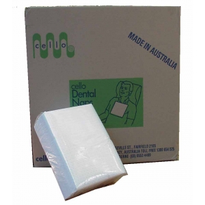 CELLONAPS White Lined 8ply Dental Bib (1000) 200 x 280mm