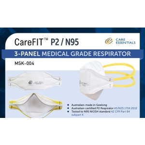 CareFIT Three Panel Mask N95/P2 (30) Made in Australia