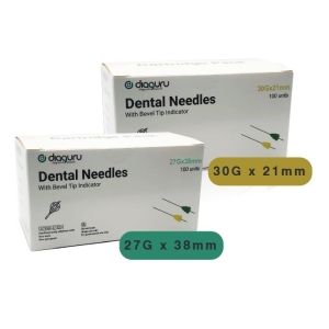 Diaguru 27G x 38mm Dental Cartridge Needle (100)