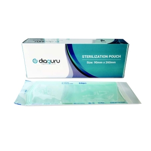 DiaGuru Self Sealing Sterilisation Pouch 90x260mm (200)
