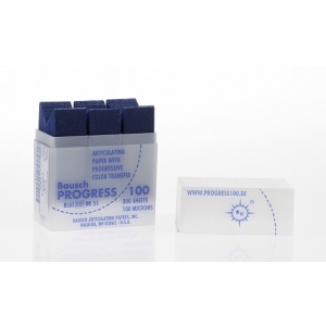 BAUSCH PROGRESS 100 PAPER STRIPS BLUE BK-51 100µ (300)