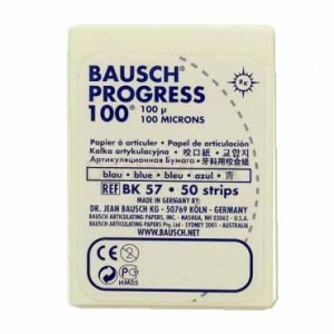 BAUSCH Progress 100 Pre-Cut Strips Blue BK-57 100µ (50)