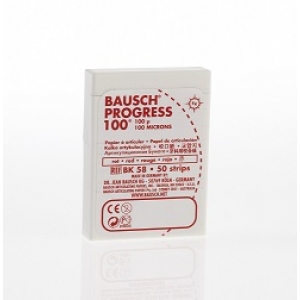 BAUSCH PROGRESS 100 STRIPS RED BK-58 100µ (50)