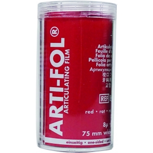 BAUSCH ARTI-FOL RED BK-71 8µ one-sided (75mm x 20m)