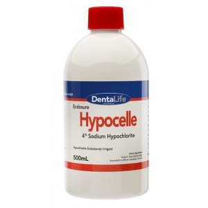 DENTALIFE Endosure Hypocelle 4% Sodium Hypochlorite - 500ml bottle