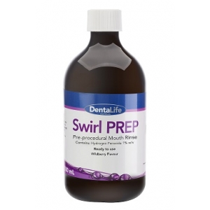 Swirl PREP 1% Peroxide Pre-procedural Rinse WILDBERRY - 500ml