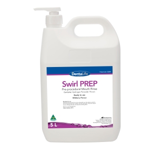 Swirl Prep 1% Peroxide Pre-procedural Rinse Wildberry - 5litre