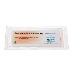 DENTALIFE Porcelain Etch 2.5ml & Silane 2.5ml Syringe Kit 