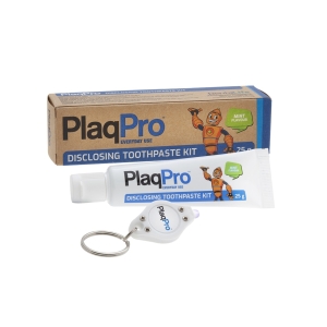 PlaqPro 25gm Toothpaste & Torch Kit - Mint