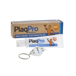 PlaqPro 25gm Toothpaste & Torch Kit - Tropical