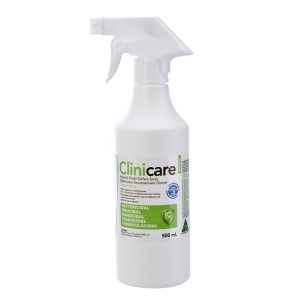 CLINICARE Hospital Grade Disinfectant *NEW* - 500ml Trigger Bottle