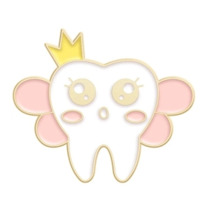 CUTE Fairy Tooth Enamel Badge Brooch