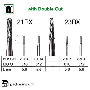 BUSCH TC FG Bur 21RX-012 (6) WHILE STOCKS LAST