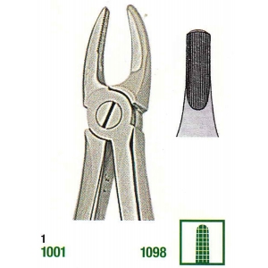 KOHLER Extraction Forcep English Pattern #1 Upper Incisors & Cuspids