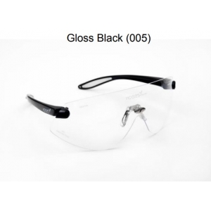 HOGIES Eyeguard Gloss Black Frame Clear Lens