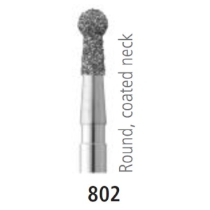 802 Round, Coated Neck