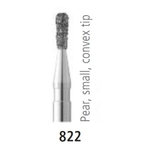 822 Pear, Small, Convex Tip