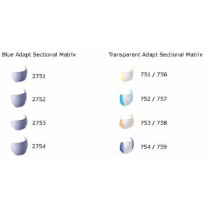 KERR Hawe Adapt Matrices Blue 2752 6.5mm Moderate Curve