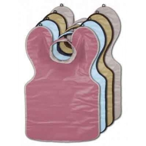 ADULT LEAD X-RAY APRON WITH COLLAR MAUVE