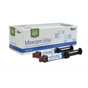 KERR Maxcem Elite Yellow Refill - 2x 5g Automix Syringes