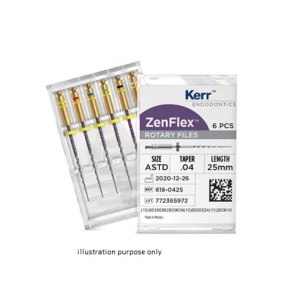 ZENFLEX NiTi File Assorted 20-45 .04/21mm (6)