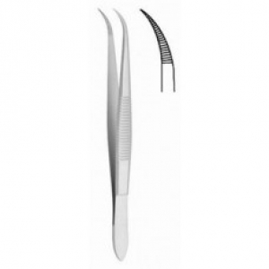 LRI Tweezer Perry Curved 12.5cm