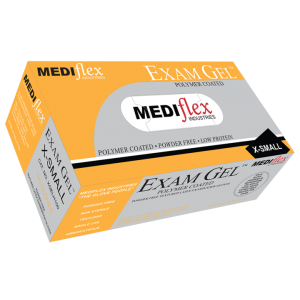 MEDIFLEX Examgel X-Small Latex Glove (100) Powder Free