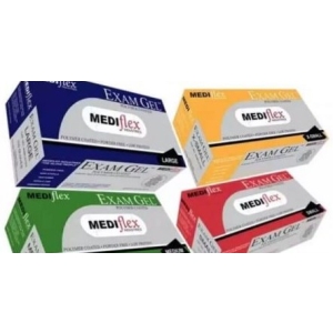 MEDIFLEX Examgel Latex Gloves Powder Free