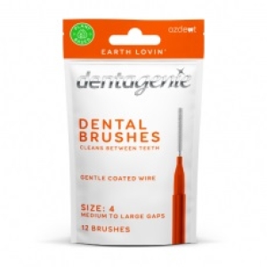 Dentagenie Orange #4 Interdental Brush 12pk (x6)