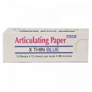 ARTICULATING Paper Blue X-Thin 38 Micron