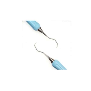 DURALAST Curette Gracey 3-4 Light Blue Silicone Handle