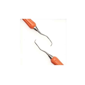 DURALAST Curette Gracey 11-12 Orange Silicone Handle