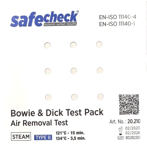 EC BOWIE & DICK TEST PACK (20)