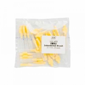 TePe Interdental Brush X-Soft Professional Pack LIGHT YELLOW 0.7mm (25) #4