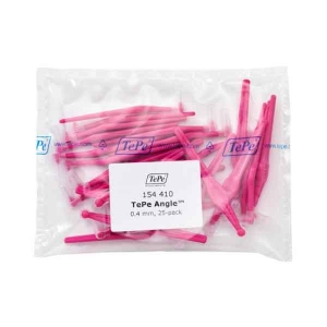 TePe Interdental Brush Professional Pack ANGLE PINK 0.4mm (25) #0