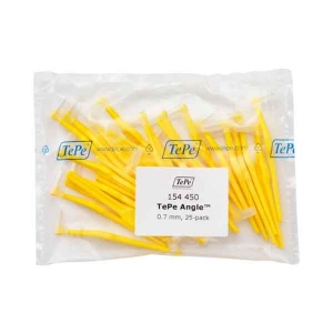 TePe Interdental Brush Professional Pack ANGLE YELLOW 0.7mm (25) #4