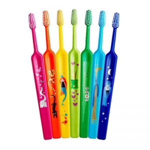 TEPE Compact Soft Zoo Illustrations Tooth Brush