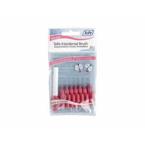 TePe #0 Interdental Brush XXXX-Fine Pink 0.4mm 8pack (x10)