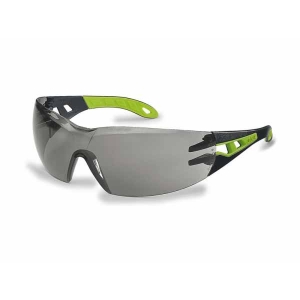 UVEX PHEOS Black/Green Frame HC-AF - Tinted Lens Glasses 9192-304