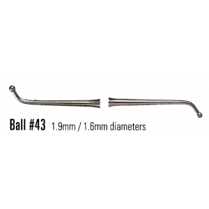 NORDENT BALL BURNISHER #43 STANDARD HANDLE