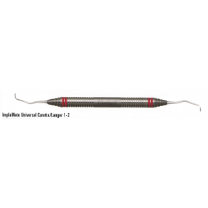 NORDENT Implamate Universal Curette Langer #1-2 ColorRing Duralite Handle