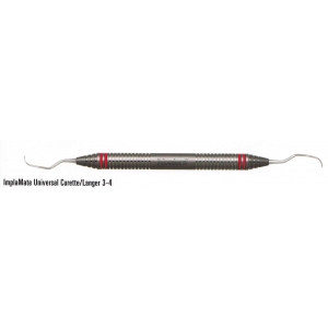 NORDENT Implamate UNiversal Curette Langer 3-4 ColorRing Duralite Handle