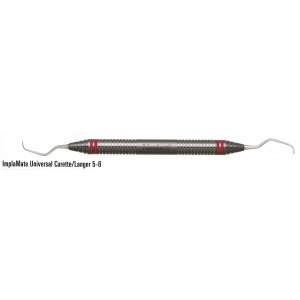 NORDENT Implamaate Universal Curette Langer 5-6 ColorRing Duralite Handle